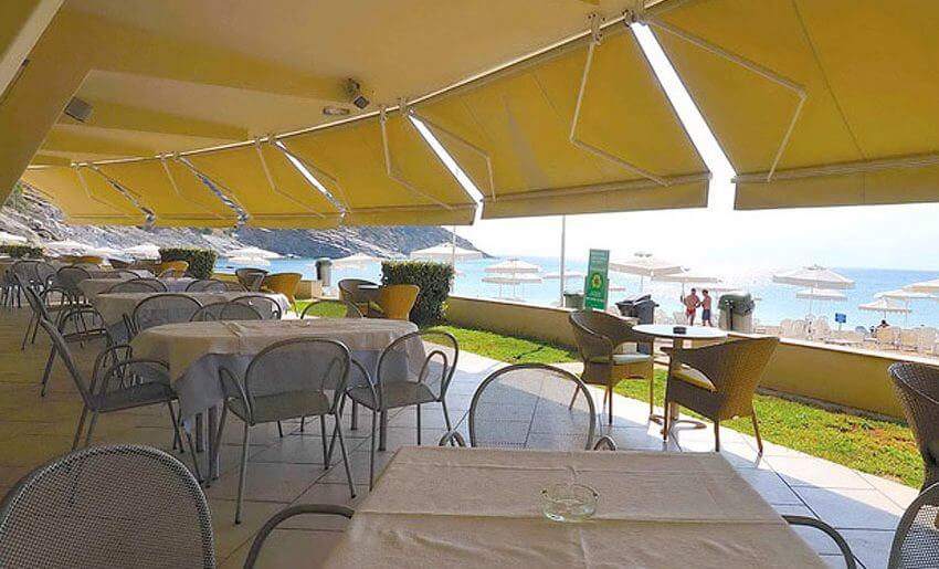 tosca beach bungalows kavala restoran
